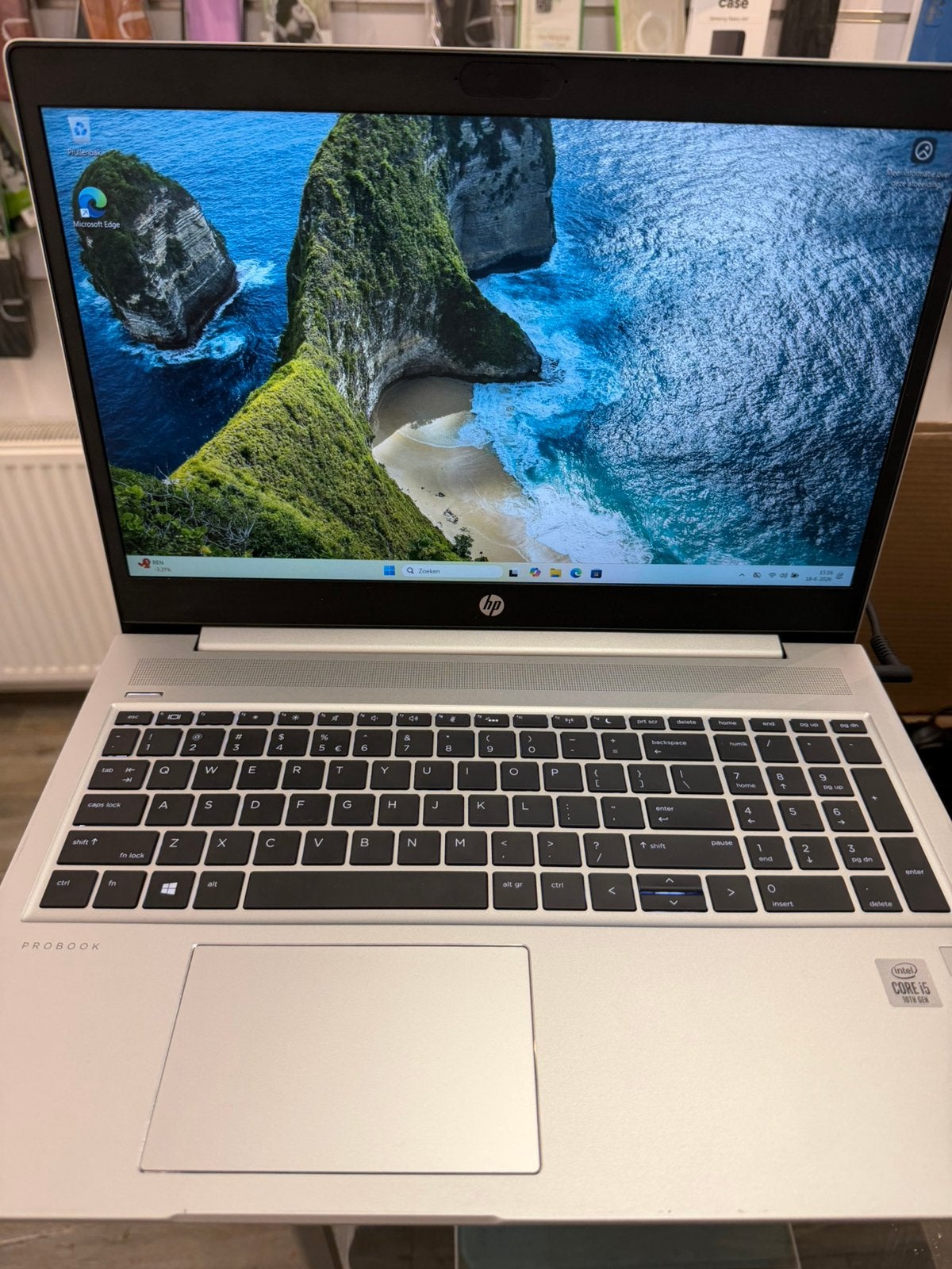 hp probook 15inc i5 8e/i5 10e zie meer info naar fotos, Hp, 2 tot 3 Ghz, 8 GB, Ophalen of Verzenden