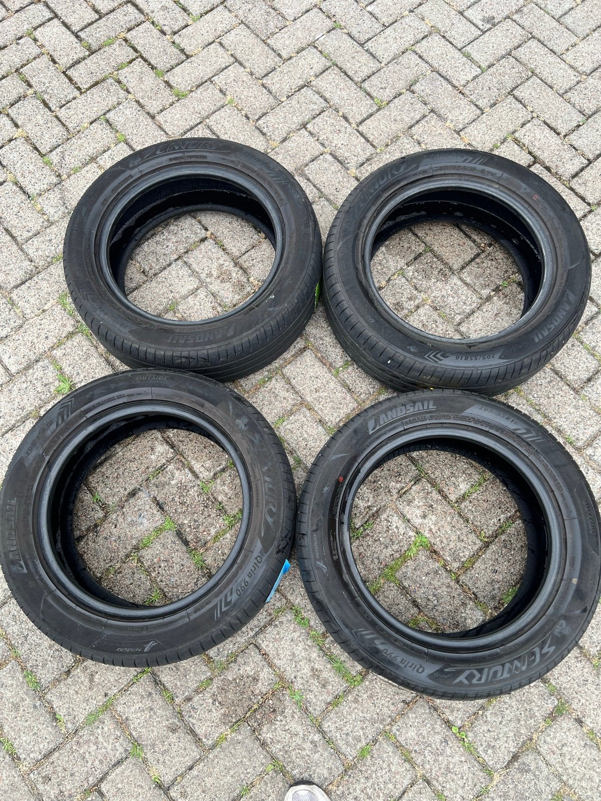 Zomerbanden 205/55/16 91V - DOT 4622, Profiel 6-7mm, Auto-onderdelen, Banden en Velgen, Gebruikt, 16 inch, Band(en), Personenwagen