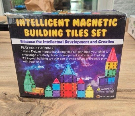 Intelligent Magnetic Building Tiles Set - Magneten, Ophalen of Verzenden, Zo goed als nieuw