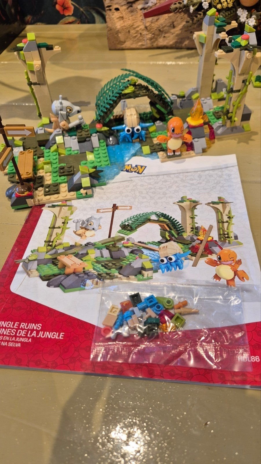 mega construx pokemon jungle ruins, Ophalen, Zo goed als nieuw, Overige merken