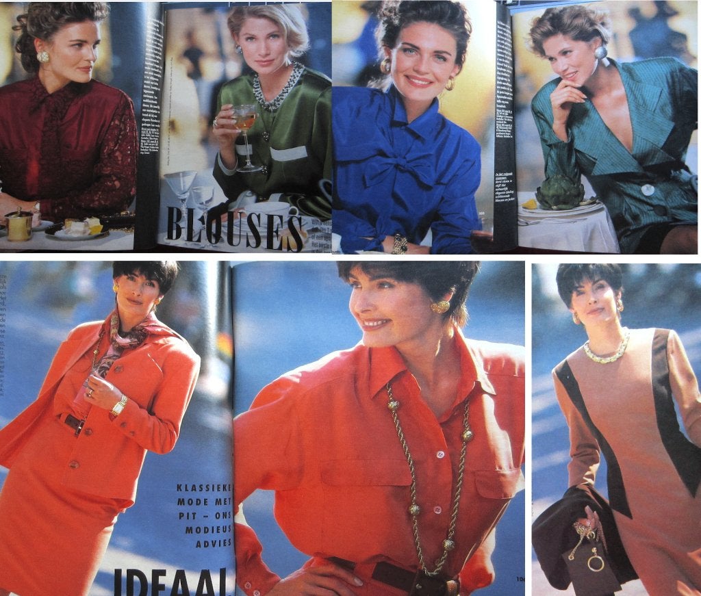 2 x BURDA nr. 11 En 12 van 1991 - mooie jaren 90 mode eNZ., Overige typen, Verzenden, Vrouw, Burda
