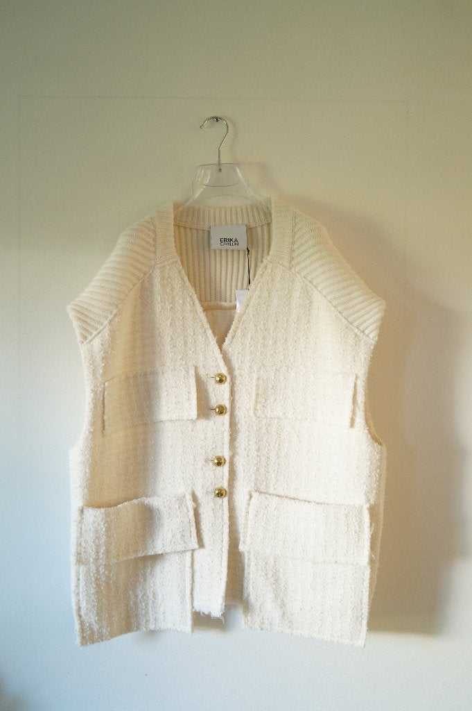 *NIEUW* ERIKA CAVALLINI Vest Maat 38-40, Maat 38/40 (M), Overige kleuren, Verzenden, Nieuw