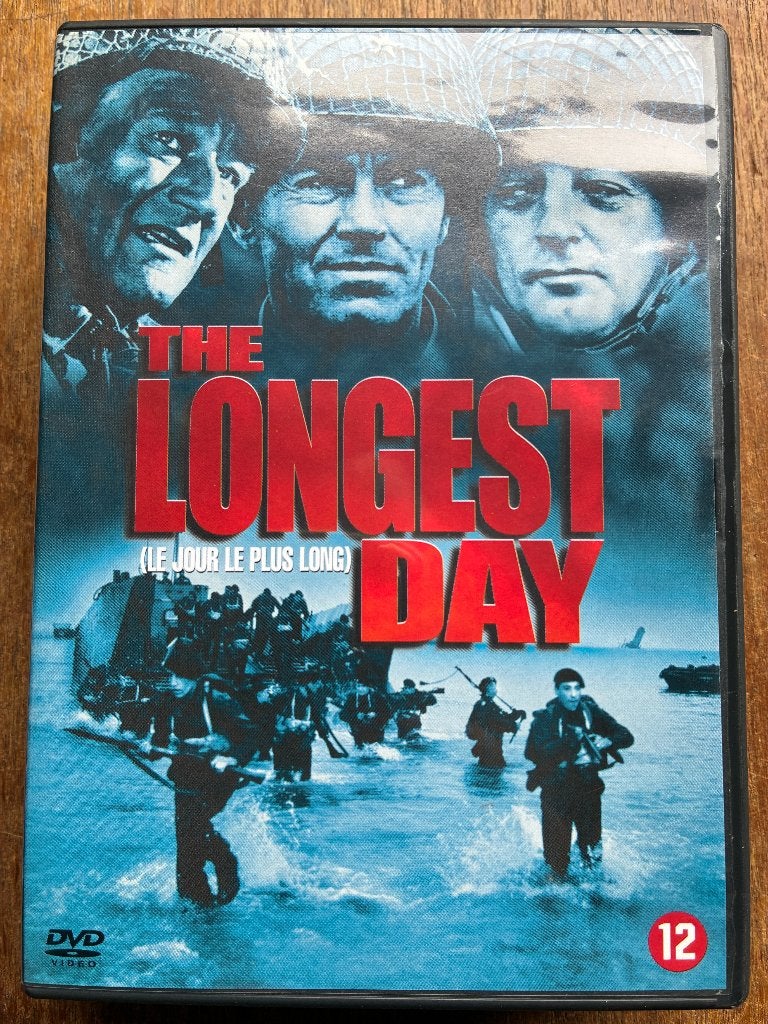 The longest Day DVD ; D-Day (oorlog , klassieker), Engels, Nederlands, Ophalen of Verzenden, Zo goed als nieuw