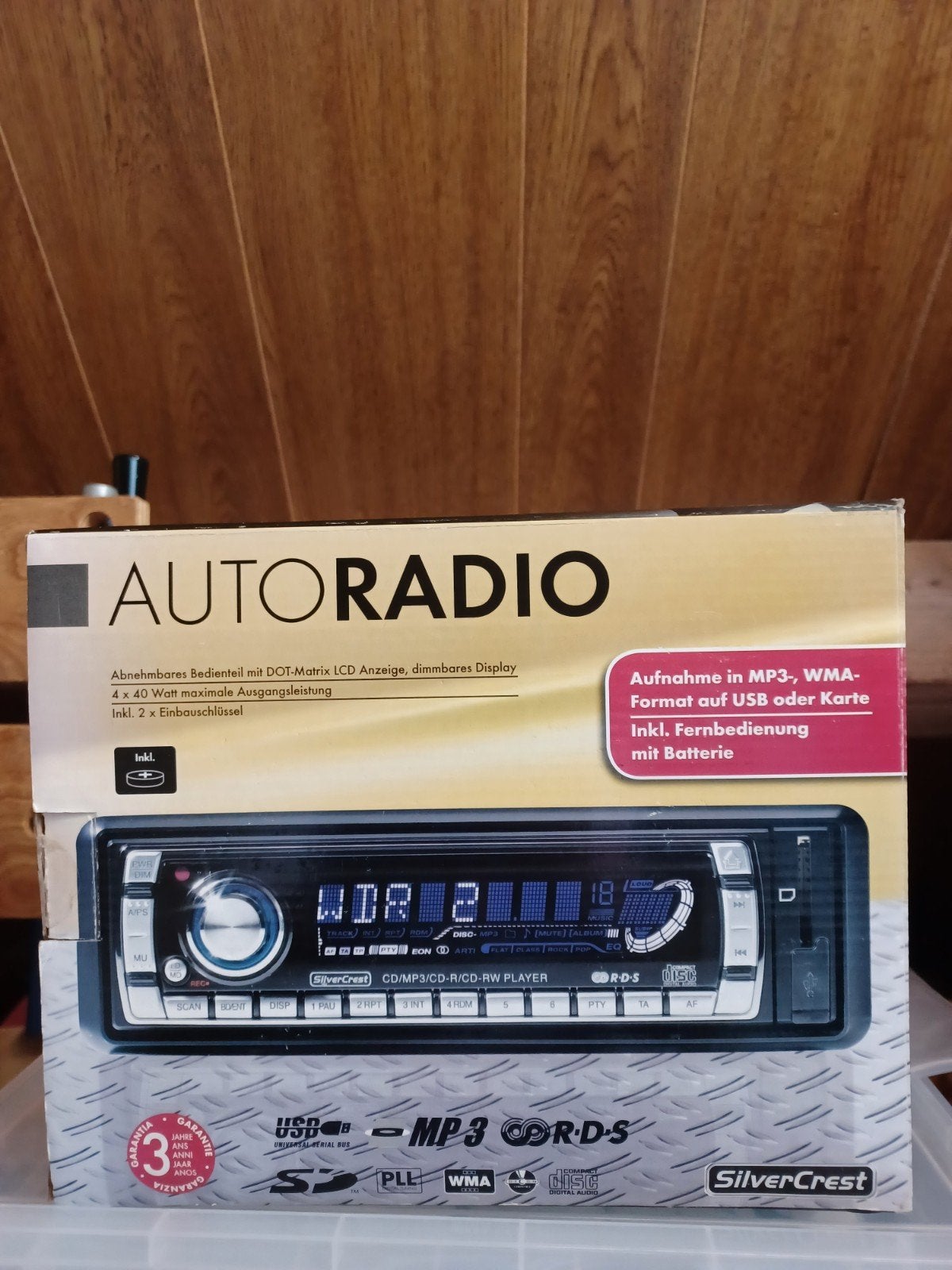 SilverCrest Autoradio met CD/MP3/USB/SD/MMC, Ophalen of Verzenden, Nieuw
