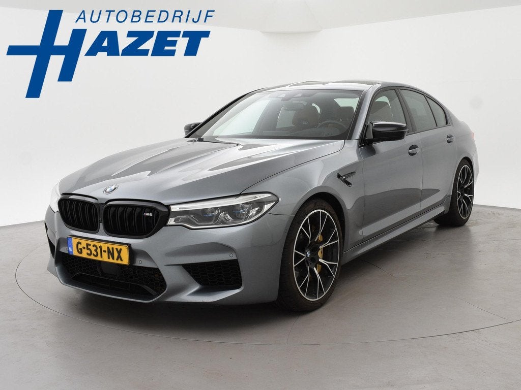 BMW 5-serie M5 COMPETITION 625 PK ORIG NL BTW + B&W | HEAD-U, Auto's, Automaat, Lichtsensor, Gebruikt, 2000 kg