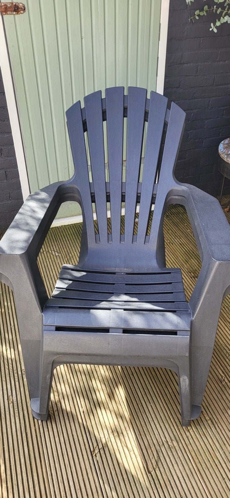 kunsstof lounge stoelen terras /tuin, Ophalen, Gebruikt, Kunststof