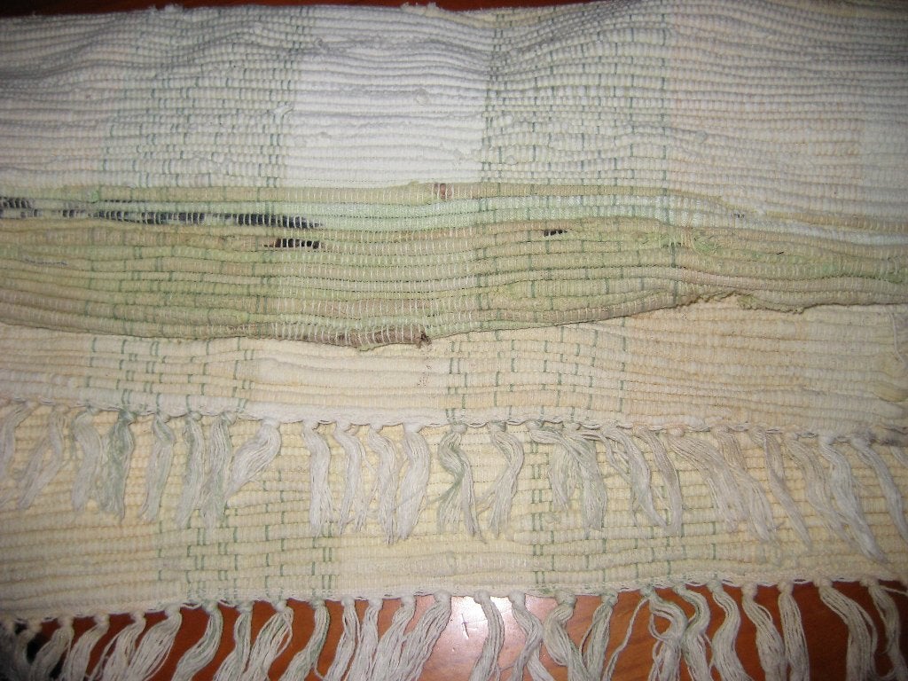 Badmat, geel/bruin/groen (191), Ophalen of Verzenden, Zo goed als nieuw, Badmat