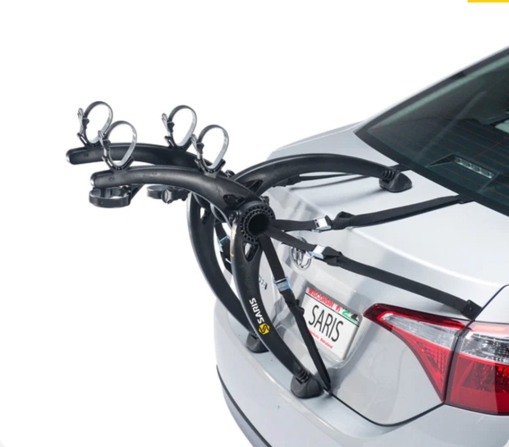 fietsdrager Saris Bones 2, Ophalen, 2 fietsen, Zo goed als nieuw, Achterklepdrager