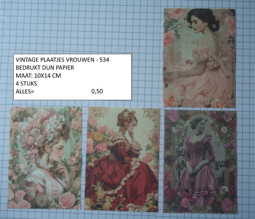 ⚠️nu 0,25 per set: plaatjes vrouw 6 ) alleen verzenden, Hobby en Vrije tijd, Scrapbooking, Ophalen, Nieuw, Papier of Karton, Overige merken