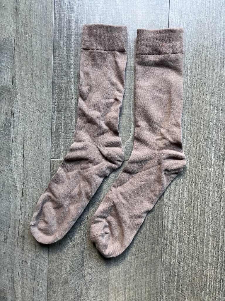 Donkerbeige sokken (maat 41-42): NIEUW, Kleding | Heren, Ophalen of Verzenden, Nieuw, Maat 39 t/m 42, Overige kleuren