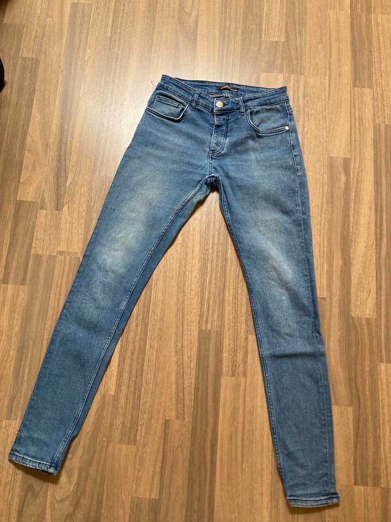 Jeans broek Cotton District W32, Ophalen of Verzenden, Zo goed als nieuw, Blauw, W32 (confectie 46) of kleiner