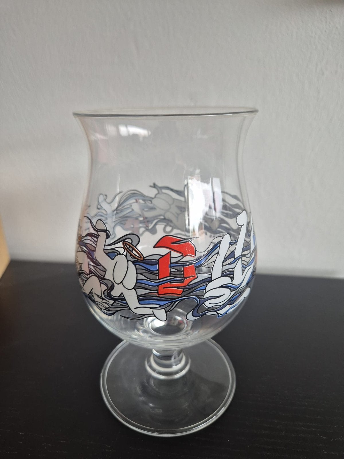 Duvel bierglas Franky Sticks 2022 | Art Collection, Verzamelen, Ophalen of Verzenden, Nieuw, Glas of Glazen, Duvel
