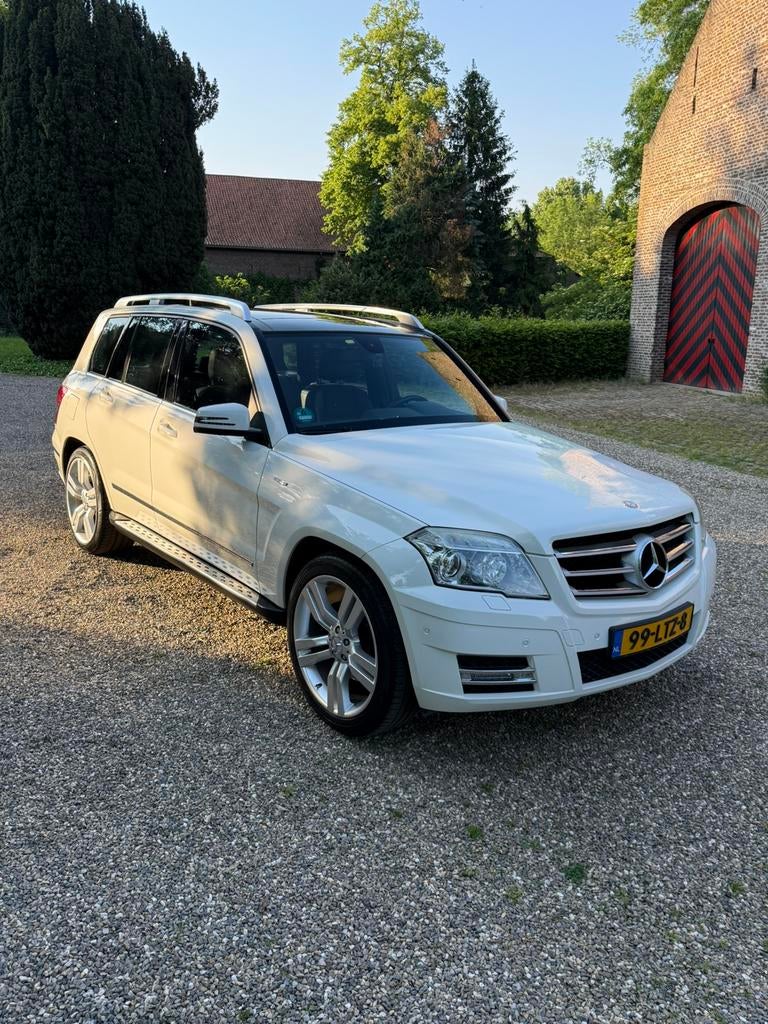 Mercedes-Benz GLK 2.1 CDI Glk220 4MATIC AUT 2010 Wit, Auto's, Automaat, 2000 kg, Leder en Stof, Wit