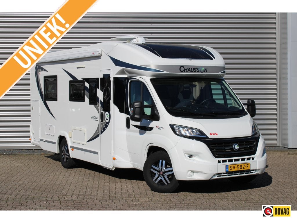 Chausson Welcome 711 TL Rondzit 4-persoons 150PK, Ringverwarming, Fiat, 7 tot 8 meter, ABS