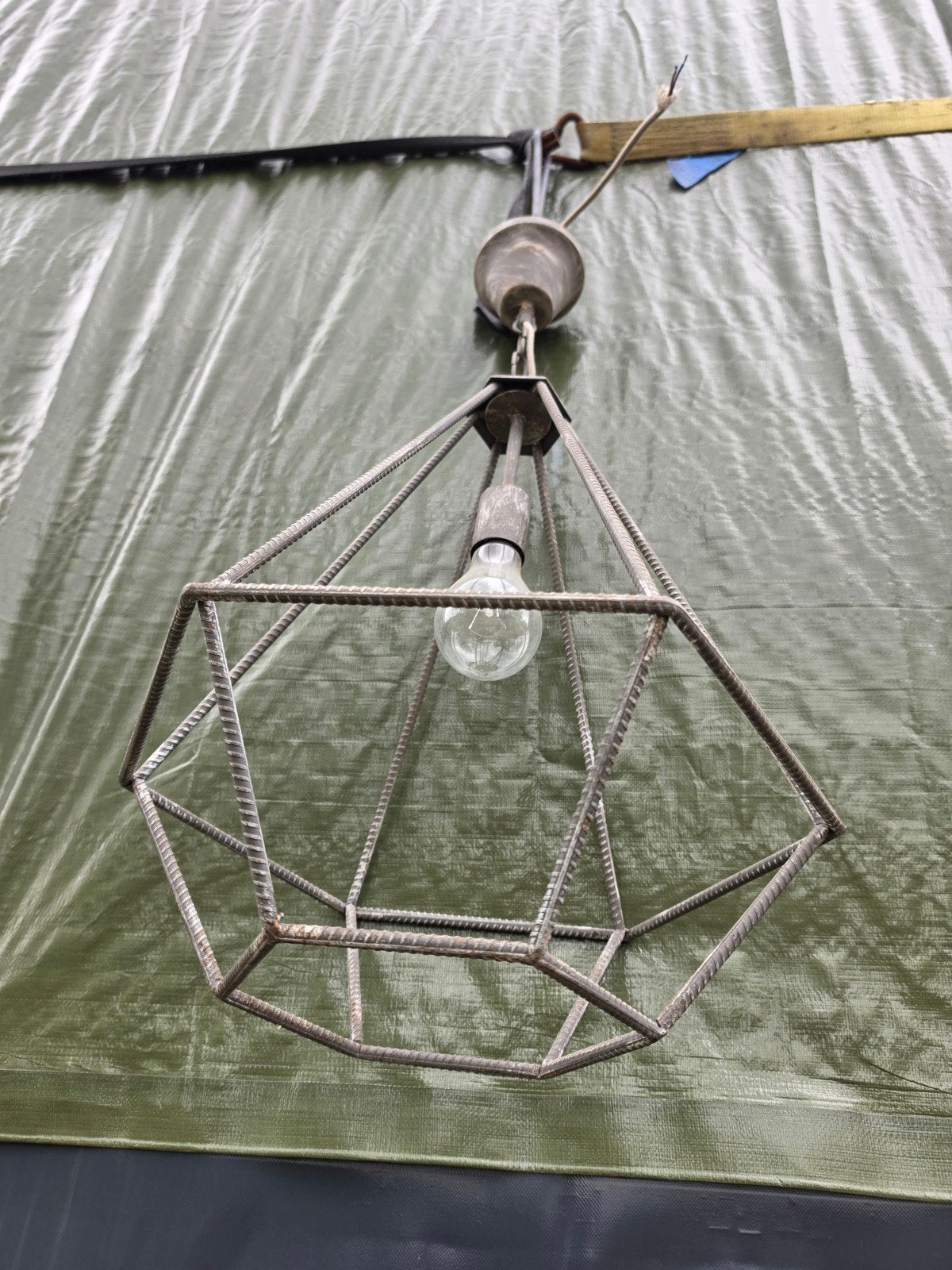 hanglamp 5 vlaks, Ophalen, Zo goed als nieuw