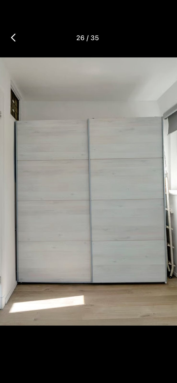Gratis schuifdeuren voor een kast (incl rails), Ophalen, Zo goed als nieuw, Binnendeur, Minder dan 200 cm
