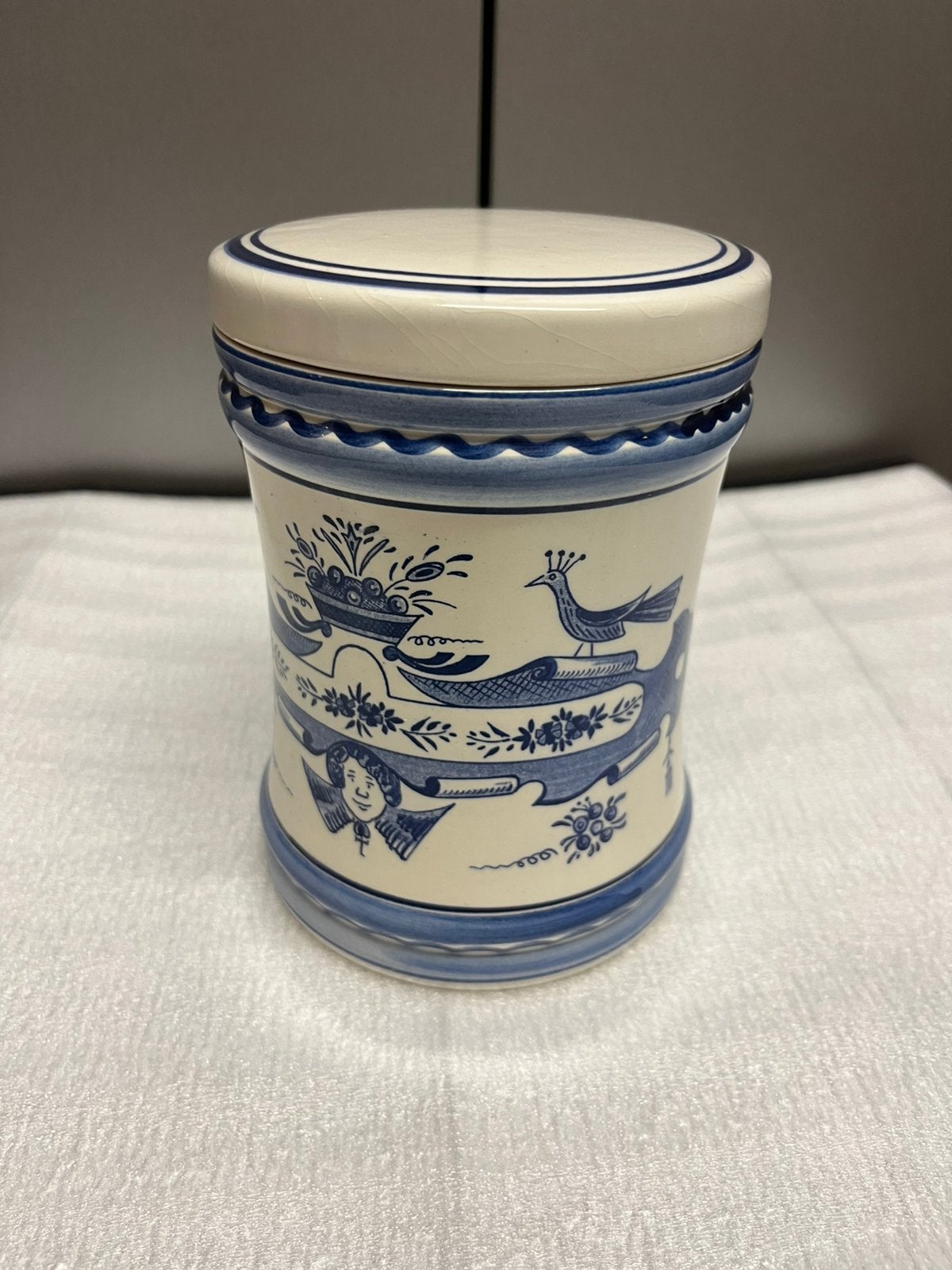 Delfts Blauwe Apothekerspot – Glaxo Holland (GKB Gouda), Antiek en Kunst, Ophalen of Verzenden