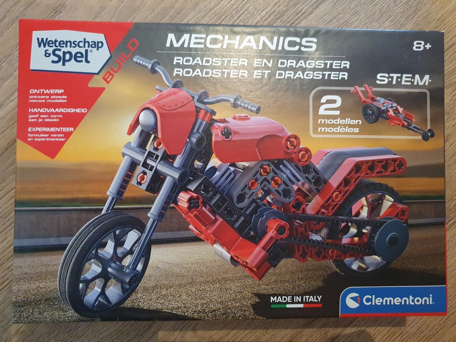 Clementoni Mechanics Roadster en Dragster Bouwpakket, Ophalen of Verzenden, Nieuw, Overige merken