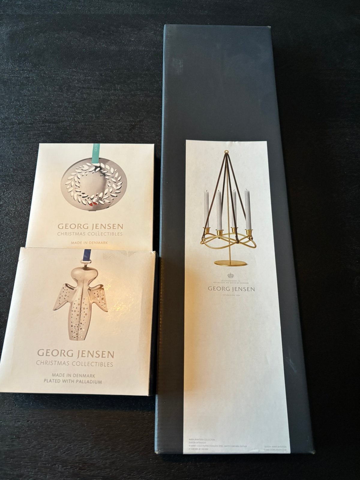 Georg Jensen Danmark kandelaar christmas design decoratie, Danmark, ., Ophalen of Verzenden, Zo goed als nieuw