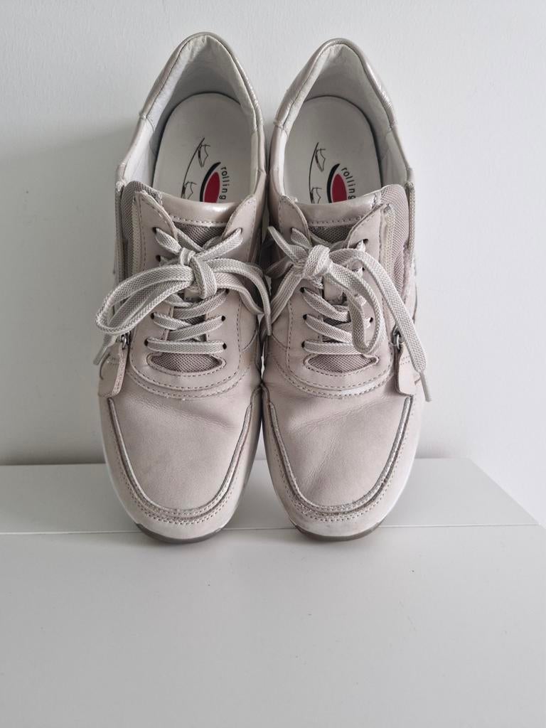 Gabor rollingsoft sneakers., Kleding | Dames, Schoenen, Ophalen of Verzenden, Zo goed als nieuw, Beige, Sneakers of Gympen