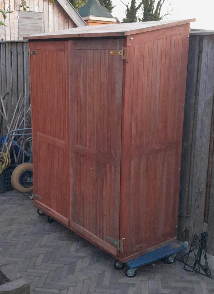 Nieuw/B- keuze Hard houten tuinkast., Tuin en Terras, Ophalen, Nieuw, Hout, Overige typen