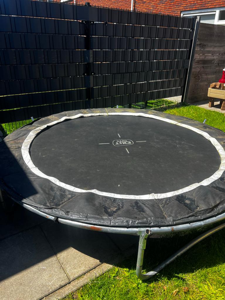 Exit Toys Grote Trampoline met Veiligheidsnet, Ophalen, Gebruikt