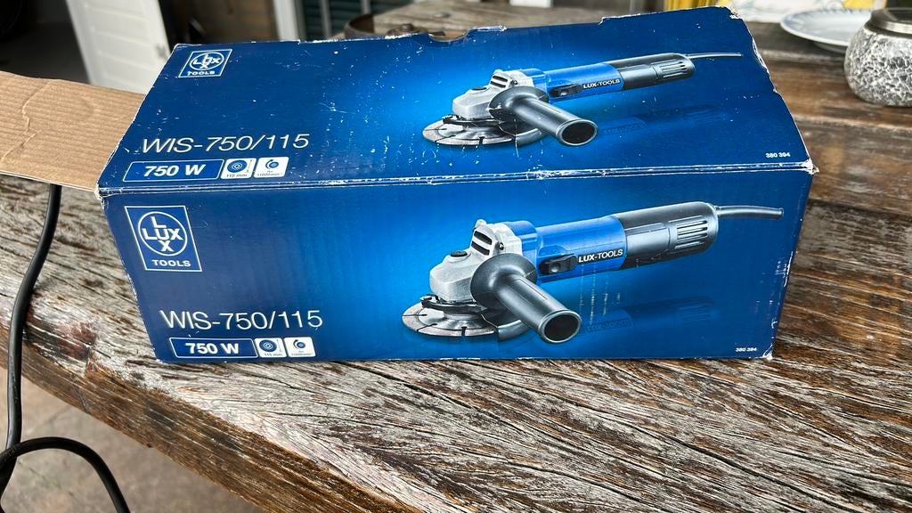 Lux Tools Haakse Slijpmachine - Gebruikt, Doe-het-zelf en Verbouw, Gereedschap | Slijpmachines, Ophalen of Verzenden, Gebruikt