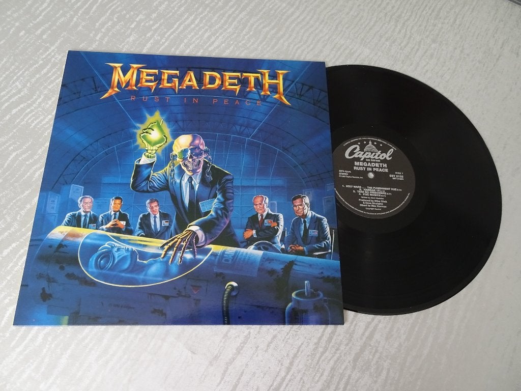 Megadeth  Lp  Rust in Peace - black vinyl, LP, Verzenden, Zo goed als nieuw, Hardrock