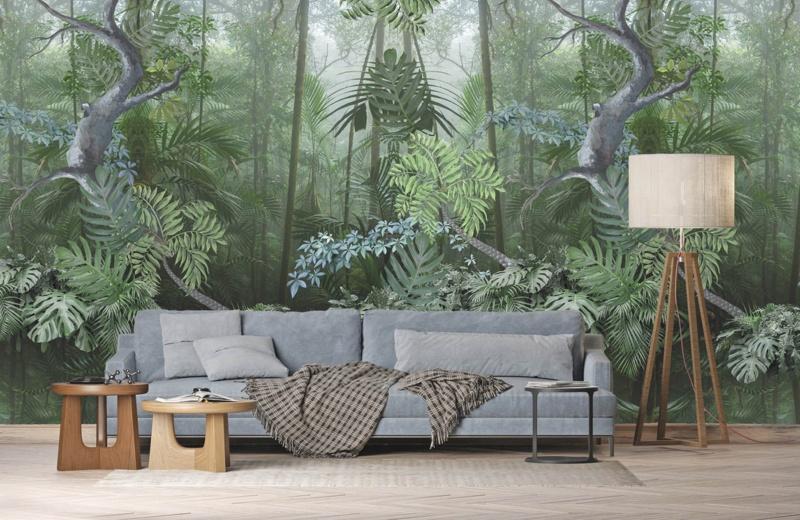 Fotowanden floral utopia/ color choc/select D, Verzenden, 75 m² of meer