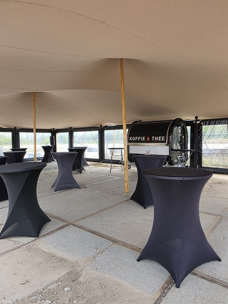 Stretchtent 10 x 15 m, nieuw, 4-laags doek, complete set, Ophalen, Partytent, 6 meter of meer, Nieuw