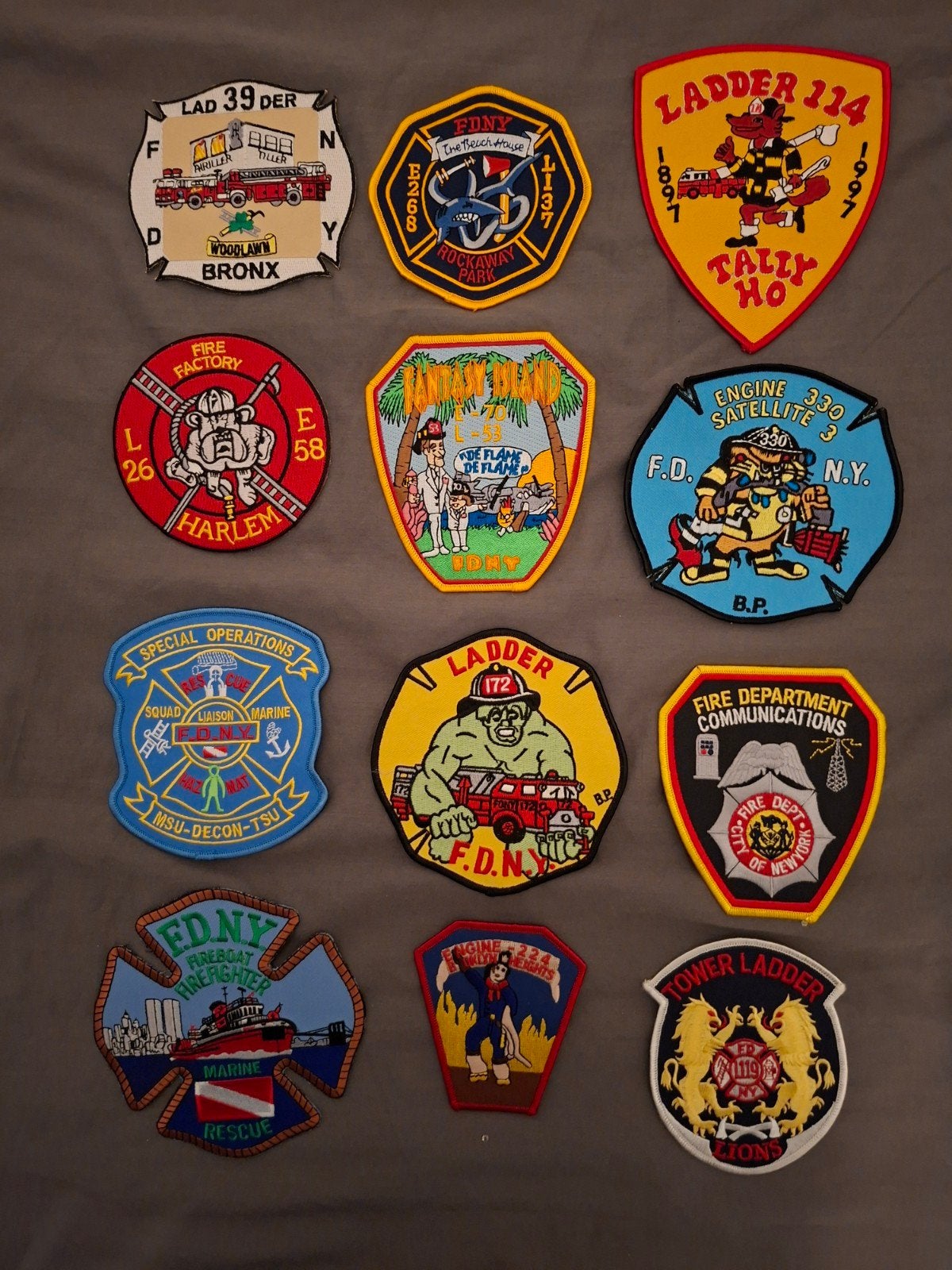 FDNY Brandweer Emblemen Collectie - Diverse Patches, Ophalen of Verzenden, Nieuw