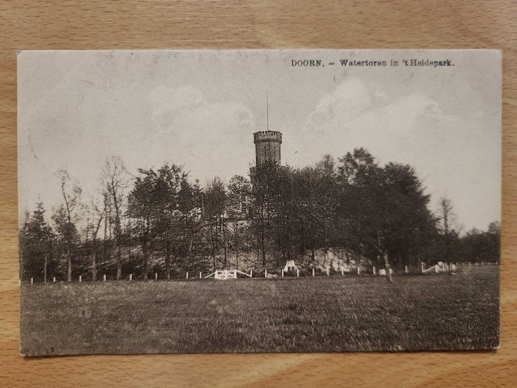 ansicht DOORN Watertoren Heidepark, Ophalen of Verzenden, Voor 1920, Utrecht