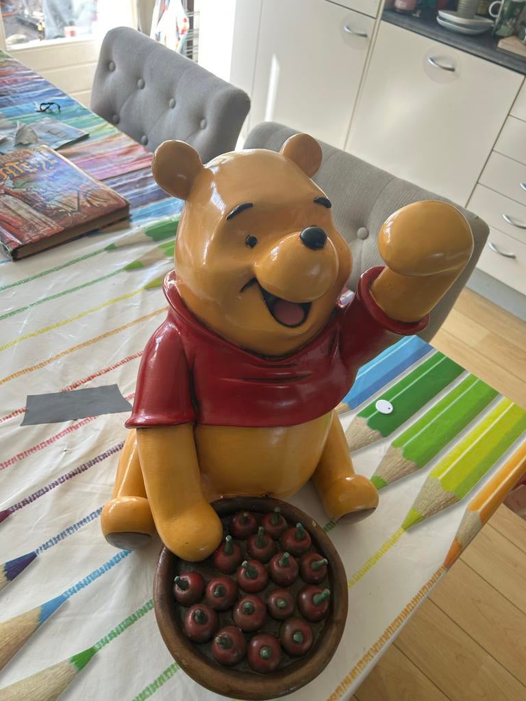 Origineel Disneyland Winnie de Poeh beeldje - Zo goed als ni, Verzamelen, Disney, Ophalen, Winnie de Poeh of vrienden, Zo goed als nieuw