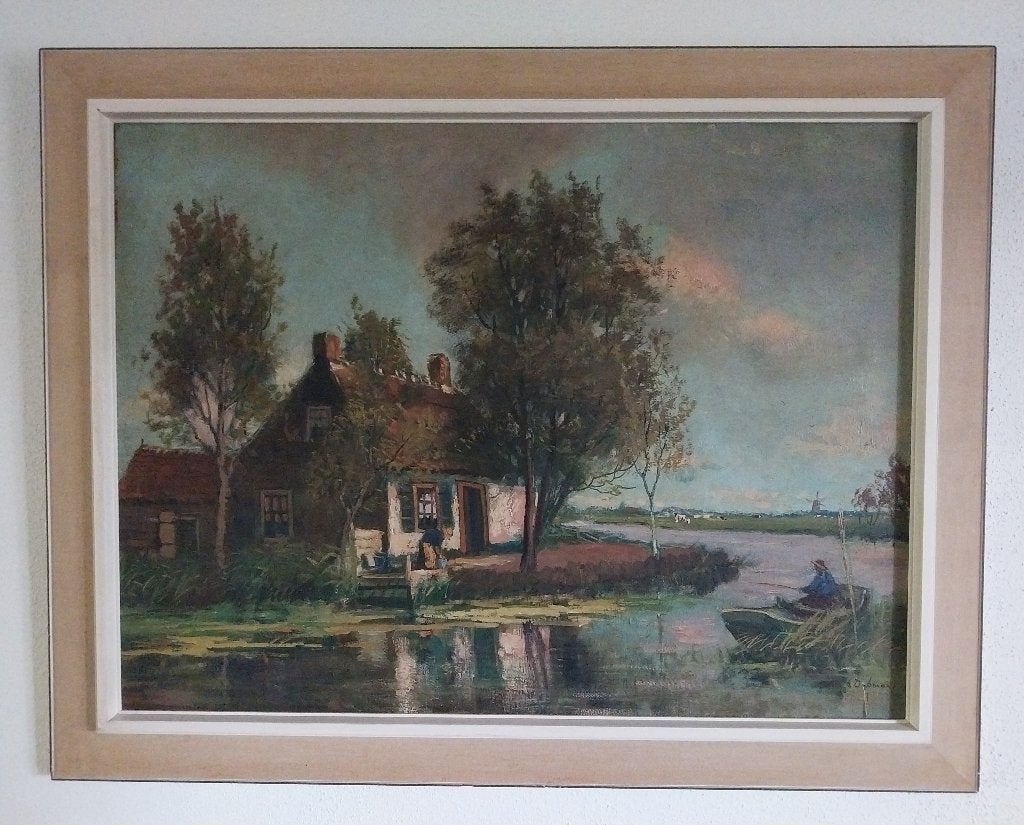 Chris Dijkman (1879-1954) - Het Groene Hart - Paneel - 1910, Ophalen