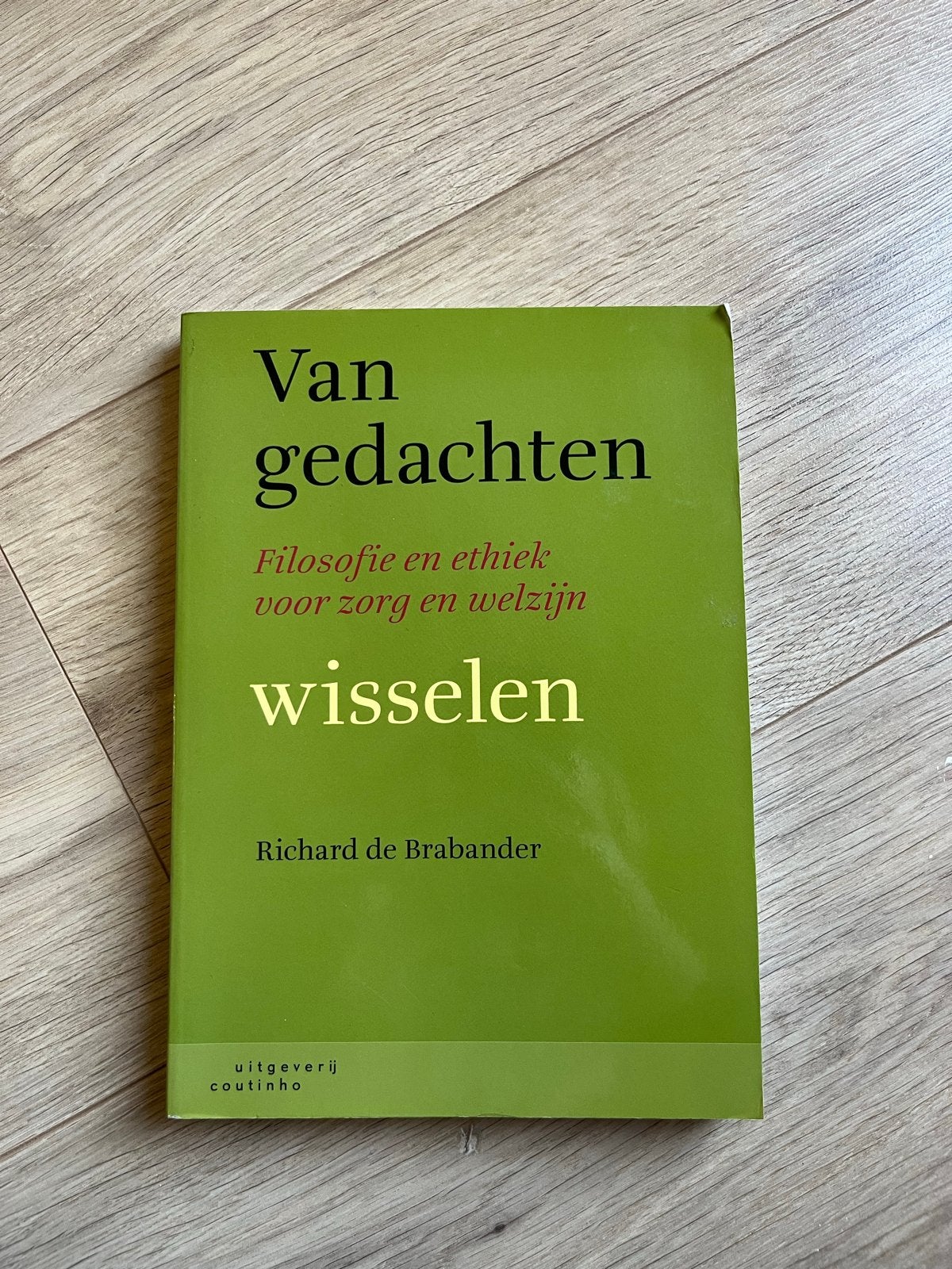 Richard de Brabander - Van gedachten wisselen, Boeken, Verzenden, Zo goed als nieuw, Richard de Brabander