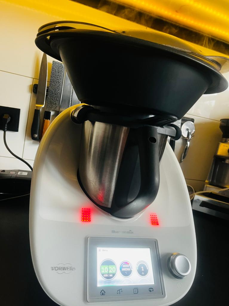 Thermomix/thermoblender tm5 met kookkey, 4 liter of meer, Ophalen of Verzenden, 3 snelheden of meer