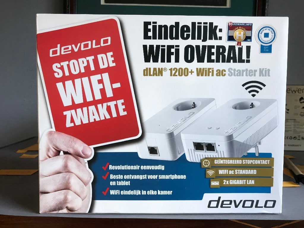 Devolo dLAN 1200+ WiFi ac Starter Kit - Overal WiFi, Ophalen, Zo goed als nieuw, Devolo