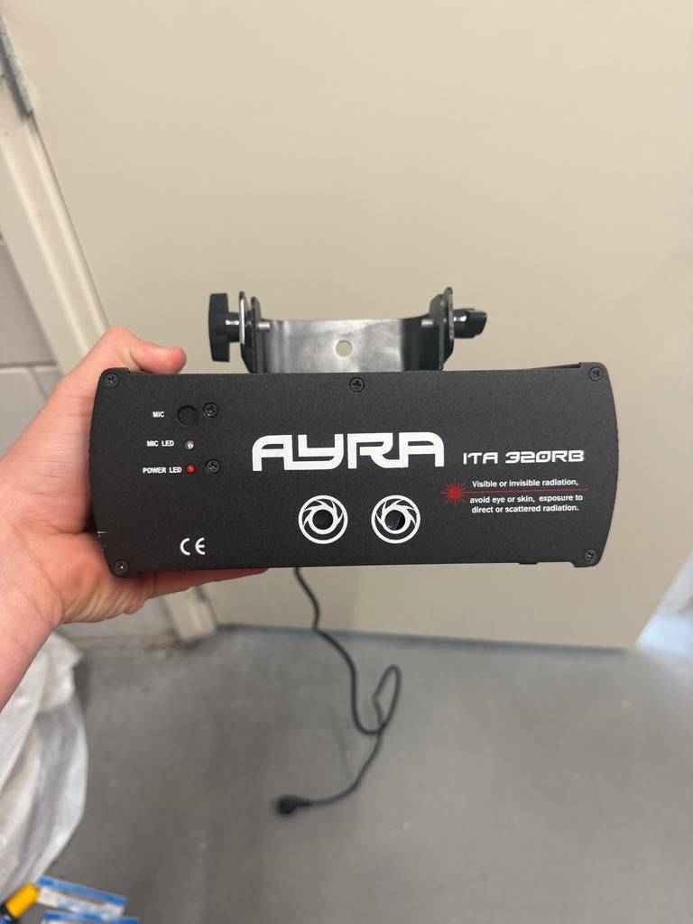 Ayra ITA 320RB Disco Laser - Krachtige Lichteffecten, Muziek en Instrumenten, Ophalen of Verzenden, Gebruikt, Laser, Geluidgestuurd