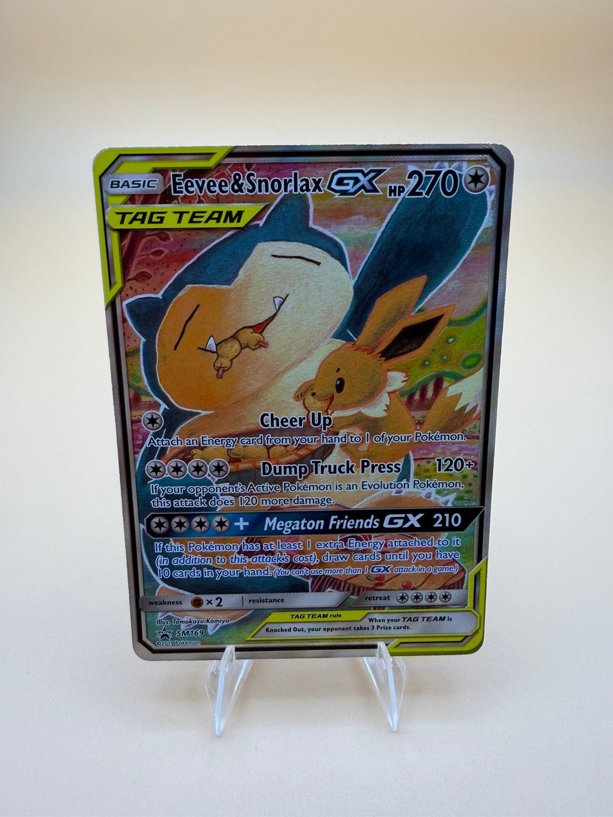 Eevee & Snorlax SM169, Ophalen of Verzenden, Zo goed als nieuw