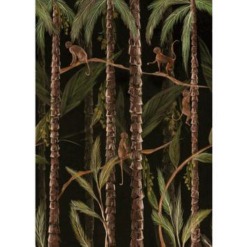 Fotobehang Monkey Jungle 200cm x 280cm - nieuw, Huis en Inrichting, Ophalen of Verzenden