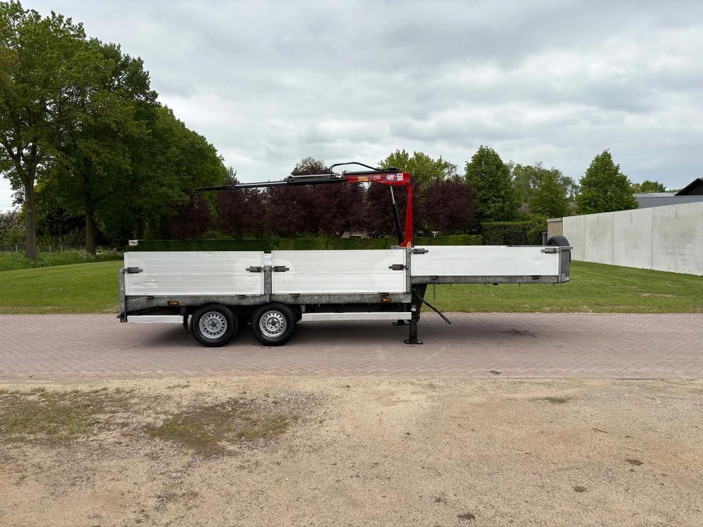 kuiper PLSD Be oplegger 5.3 TON met aluminium luiken KRAAN, Overige brandstoffen, Origineel Nederlands, Bedrijf, Aanhangers en Opleggers