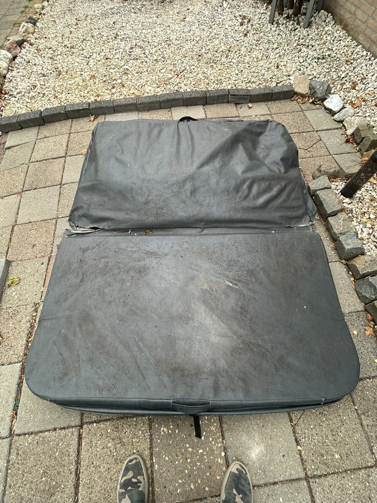 Cover jacuzzi, Ophalen, Gebruikt