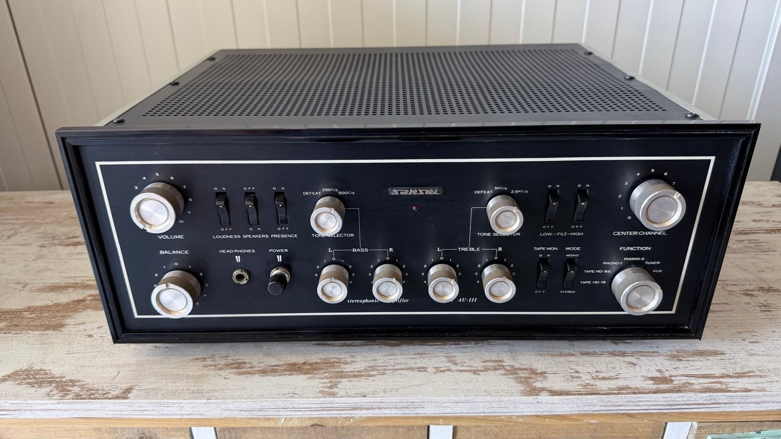Legendarische Sansui AU-111 buizen versterker - Must Have!, Ophalen, Versterker, Sansui, Sansuistraat 1