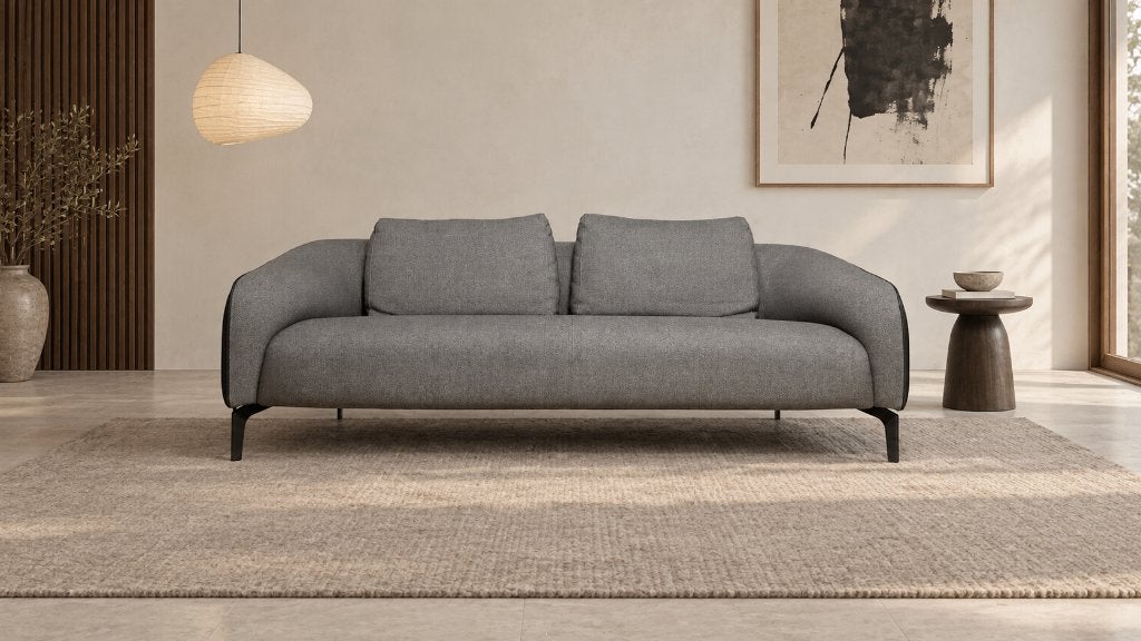 NIEUWSTAAT Leolux Elias 3-Zits, Leolux, 100 tot 125 cm, Tweepersoons, Rechte bank