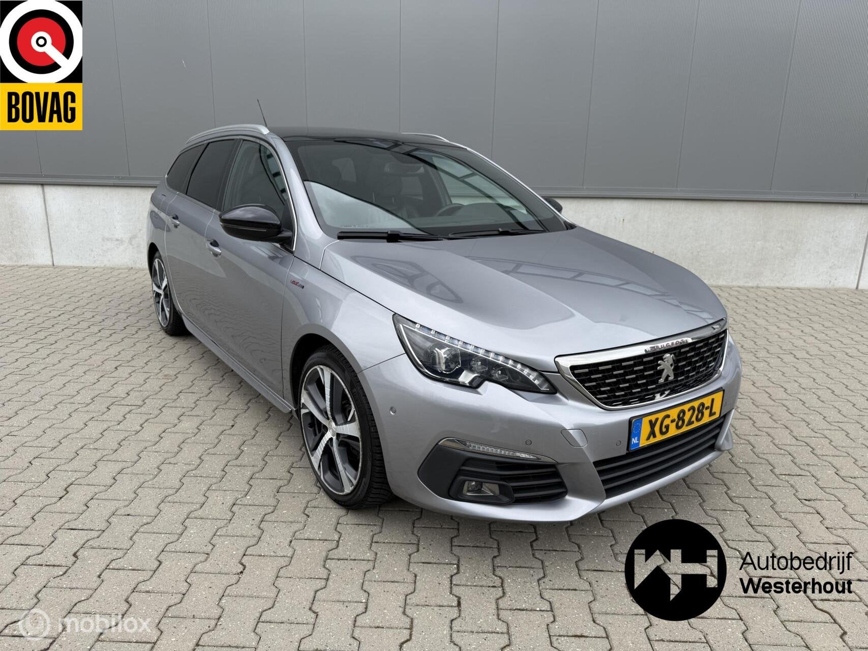 Peugeot 308 SW 1.2 PureTech GT-line|AUTOMAAT|MASSAGESTO|PANO, Auto's, Peugeot, Gebruikt, Euro 6, 1199 cc, Leder