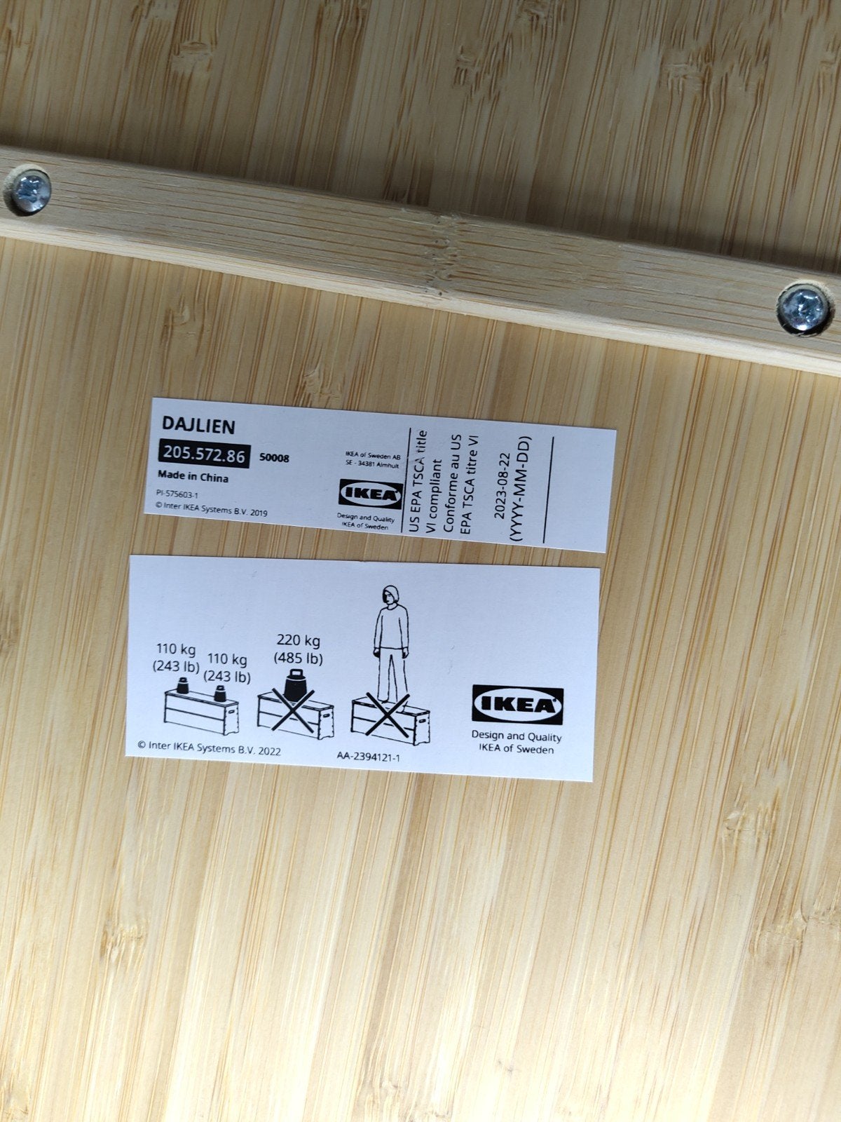 Ikea opbergbank, Minder dan 50 cm, 50 tot 100 cm, Ophalen of Verzenden, Zo goed als nieuw
