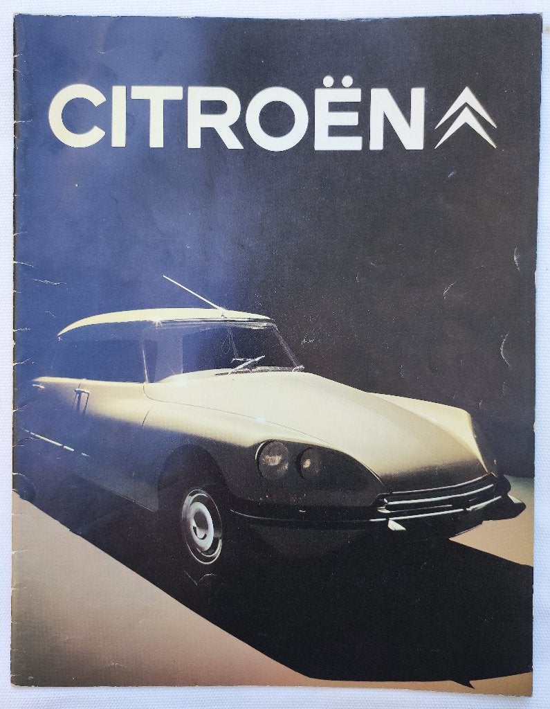 Zeldzame vintage1969 Citroën DS Brochure, Boeken, Ophalen of Verzenden, Zo goed als nieuw, Citroën