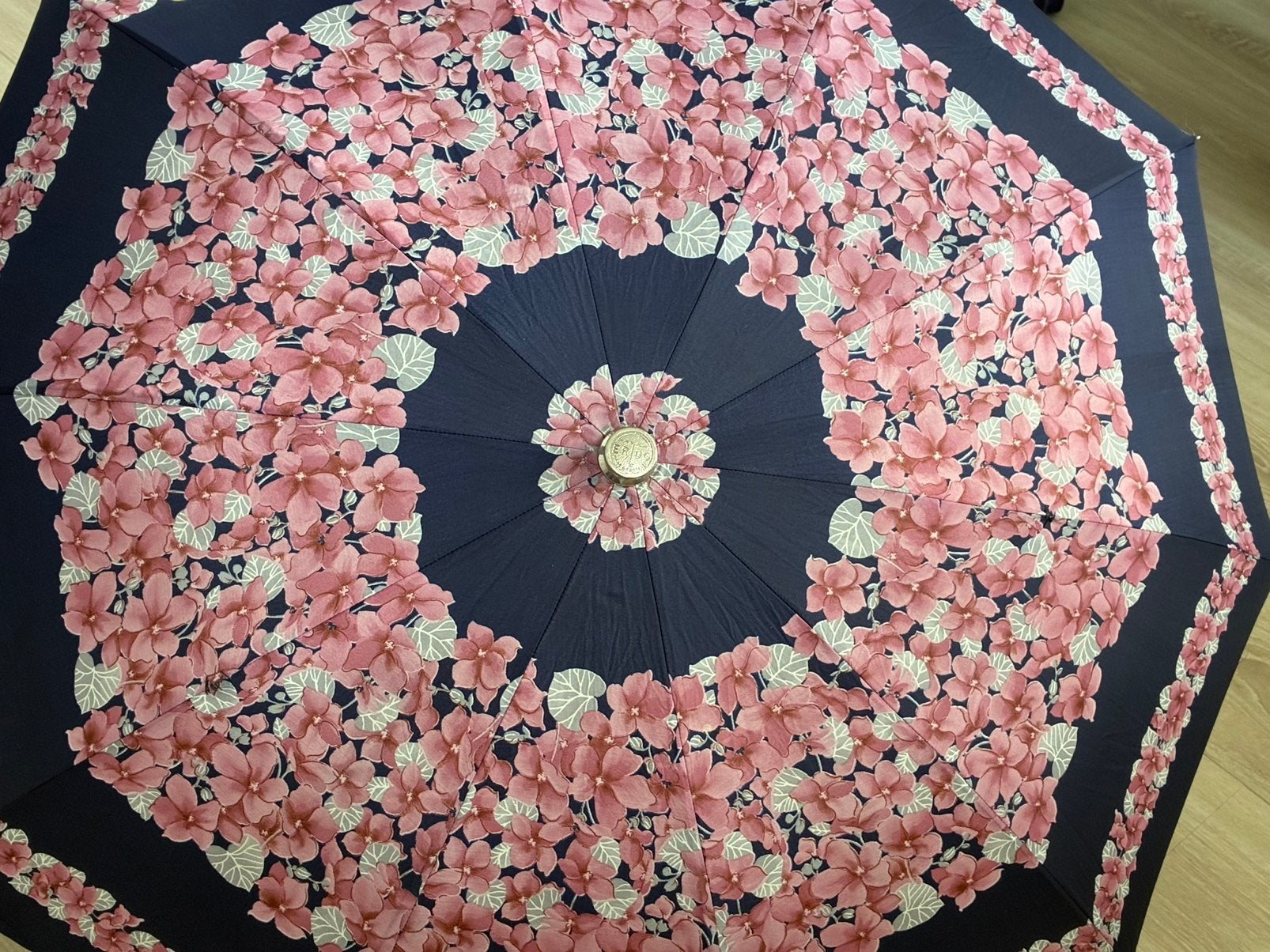 Vintage paraplu, Ophalen of Verzenden, Gebruikt, Blauw