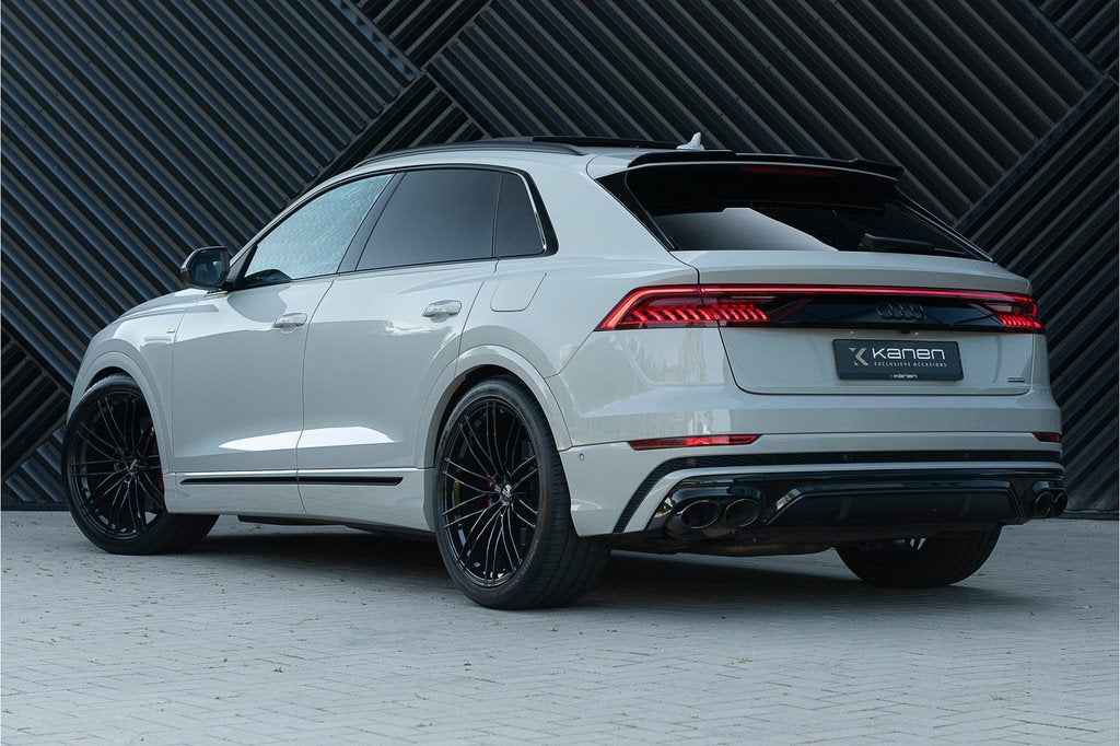 Audi Q8 55 TFSI e quattro S-Line ACC Pano HUD B&O Softcl. Me, Automaat, 12 maanden, Gebruikt, Zwart