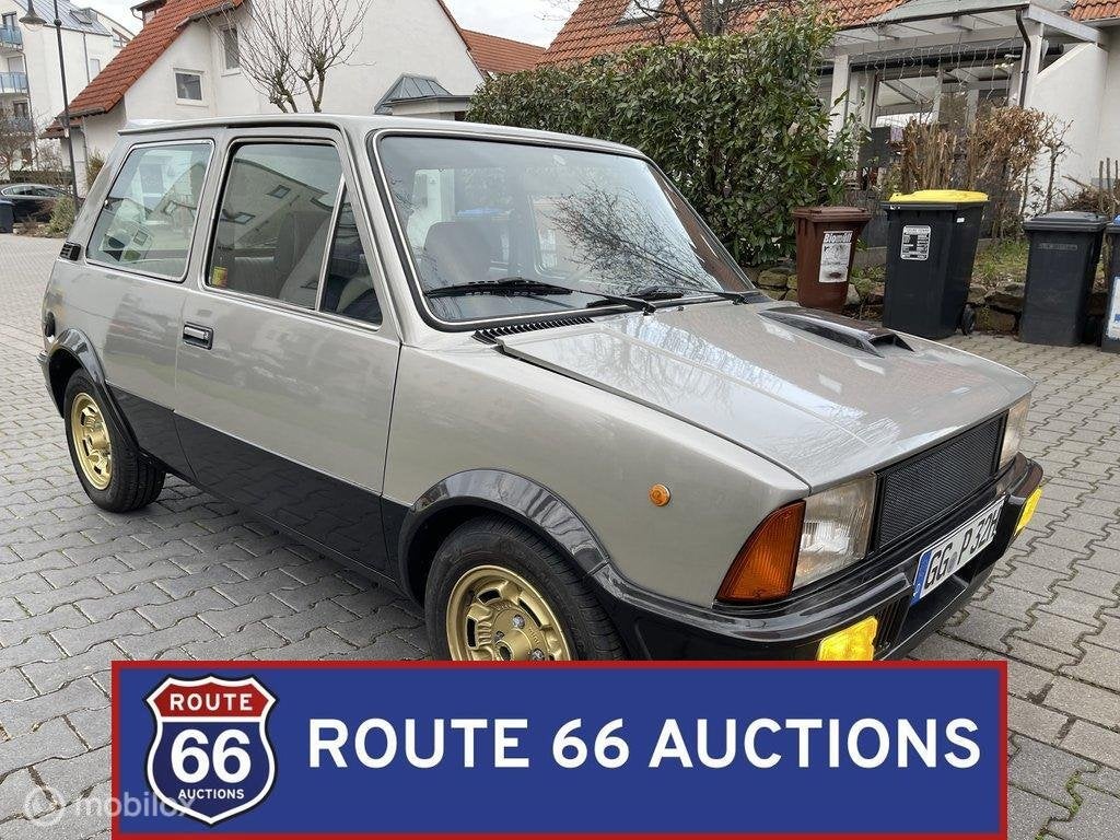 Innocenti Mini De Tomaso | 1980 | Route 66 Auctions, Auto's, Overige carrosserieën, Zwart, Bedrijf, Handgeschakeld